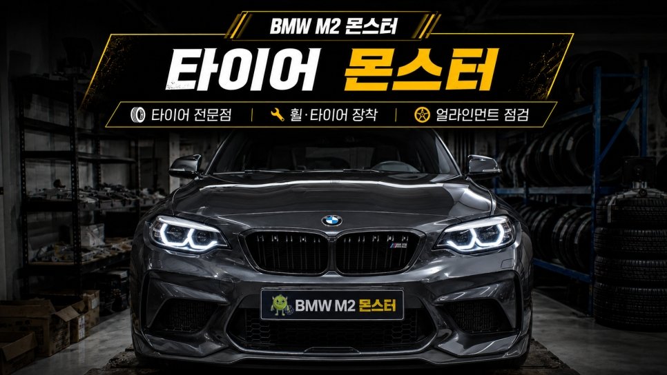 하남 BMW M2 타이어 교체 27535R19 넥센 SUR4-G 후기
